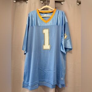 Southern University Jaguars Russell Light Blue & Yellow Men's Jersey - XL